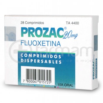 Prozac Comprimidos Dispersables 20 mg 28
