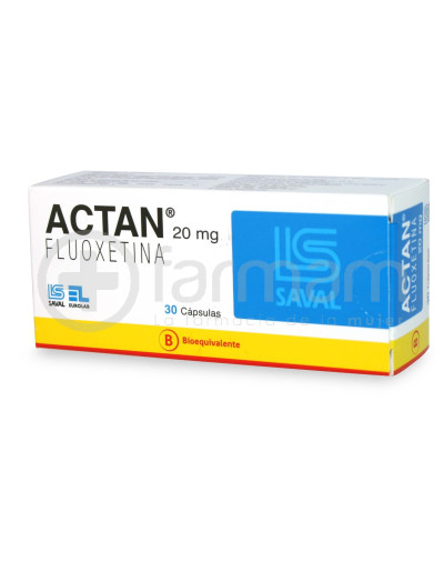 Actan Capsulas 20 mg 30