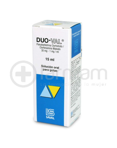 Duo-Val gotas 15ml.