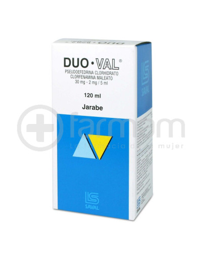 Duo-Val Jarabe 120ml.