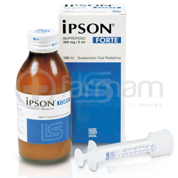 Ipson Forte Suspension Oral Pediatrica 200mg/5ml.120ml