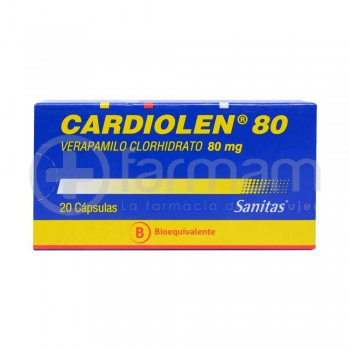 Cardiolen Capsulas 80 mg 20