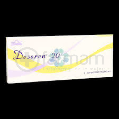 Densorin Desoren-20 Comprimidos 21 - Farmam.cl