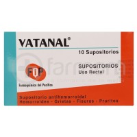 Vatanal Supositorios 10