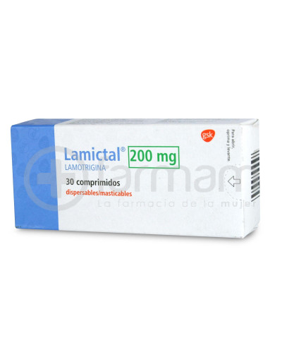 Lamictal Comprimidos Dispersables / Masticables 200 mg 30