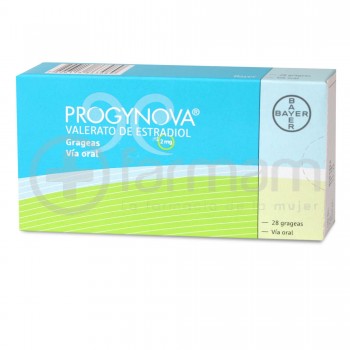 Progynova grageas 2 mg 28