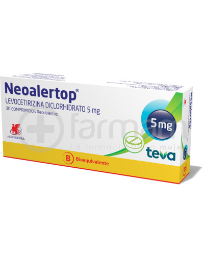 Neo-Alertop Comprimidos Recubiertos 5 mg 30