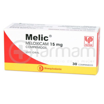 Melic Comprimidos 15 mg . 30 Melic Comprimidos 15 mg . 30