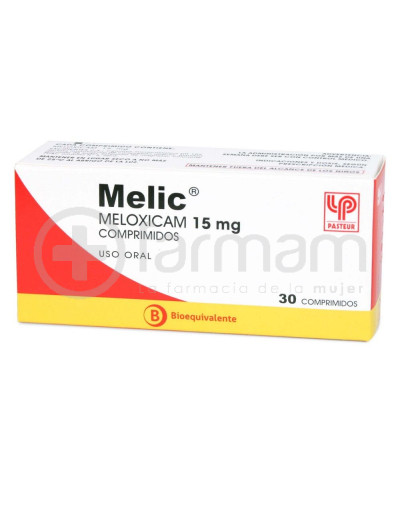 Melic Comprimidos 15 mg . 30 Melic Comprimidos 15 mg . 30