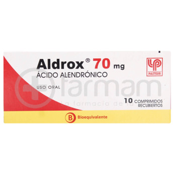 Aldrox Comprimidos Recubiertos 70 mg 10 Aldrox Comprimidos Recubiertos 70 mg 10