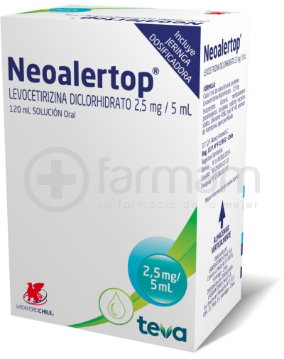 Neo-Alertop Solucion Oral 2,5mg/5ml. 120ml.