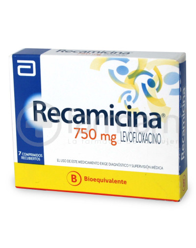 Recamicina Comprimidos Recubiertos 750 mg X7