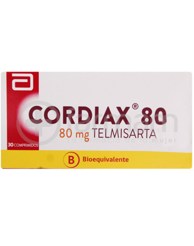 Cordiax 80 Comprimidos 80mg X30 Cordiax 80 Comprimidos 80mg X30