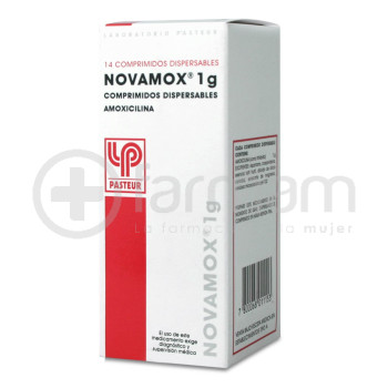 Novamox Comprimidos Dispersables 1gr. 14