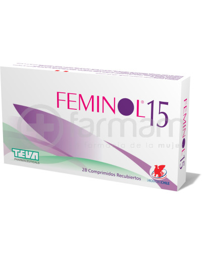 Feminol-15 Comprimidos Recubiertos 28 Feminol-15 Comprimidos Recubiertos 28