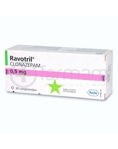 Ravotril Comprimidos 0,5 mg 30
