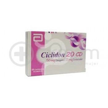 Ciclidon-20 Cd Comprimidos Recubiertos 28