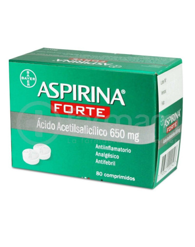Aspirina Forte Comprimidos 650 mg 10 ( 8 ) Aspirina Forte Comprimidos 650 mg 10 ( 8 )