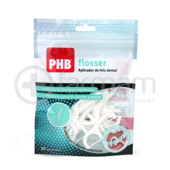 Phb Aplicador De Hilo Dental Desechable Flosser Ptfe X30