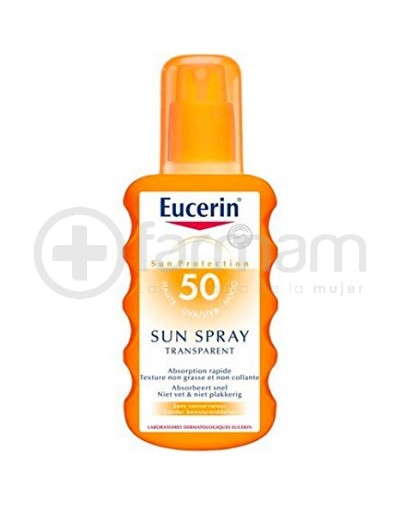 Eucerin Sun Spray Transparente Fps 50 Protector Solar Spray 200ml