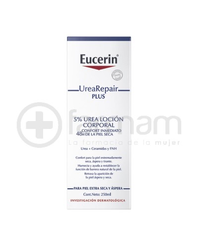 Eucerin Complete Repair Locion/Crema Liq.Corporal Hidrata.5%Urea Piel Seca 250ml