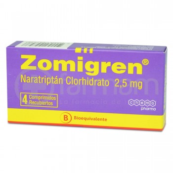 Zomigren Comprimidos Recubiertos 2,5 mg.4