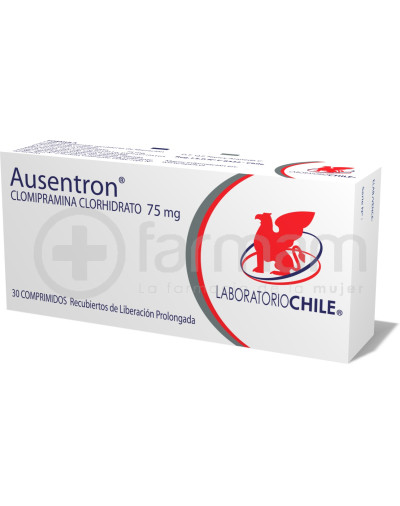 Ausentron Comprimidos Recubiertos De Liberacion Prolongada 75mg.30 Ausentron Comprimidos Recubiertos De Liberacion Prolongada 75mg.30