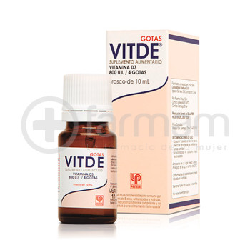 Vitde gotas Orales 800 U.I /4gotas .10ml