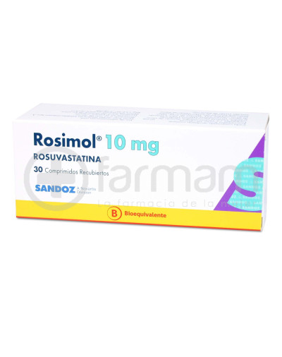 Rosimol Comprimidos Recubiertos 10mg.30