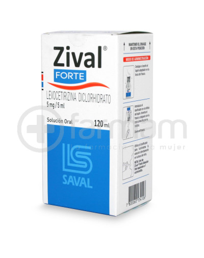 Zival Forte Solucion Oral 5mg/5ml.120 ml