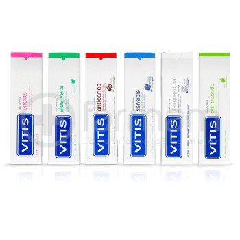 Vitis Pasta Dental Anticaries Previene Y Protege Sabor Menta 100ml