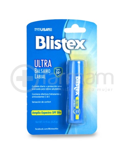 Blistex Balsamo Labial Ultra Spf50+ 4,25gr
