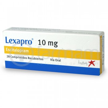 Lexapro Comprimidos Recubiertos 10 mg 28