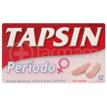 Tapsin Periodo Comprimido Periodo Menstrual Alivia El Dolor Deshincha 12