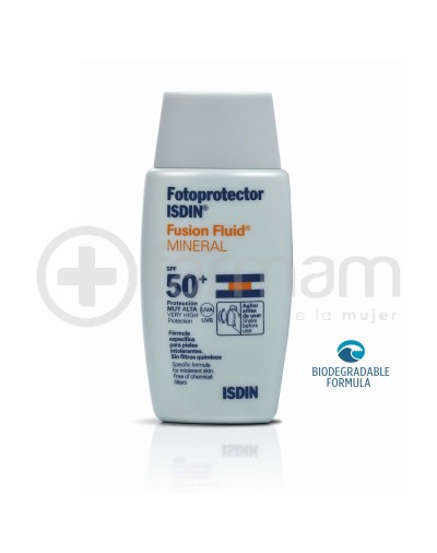 Isdin Fotoprotector Fusion Fluid Mineral Fps50+ 50ml