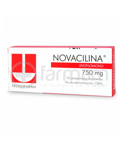 Novacilina Comprimidos Recubiertos 750mg 10