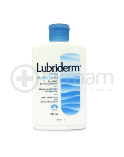 Lubriderm Crema Liquida Extra Humectante Concentrada No grasosa 200ml.