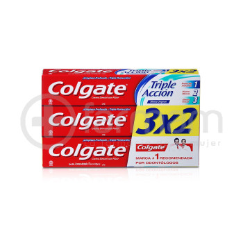 Colgate Triple Accion 100,5 gramos Pack 3X2