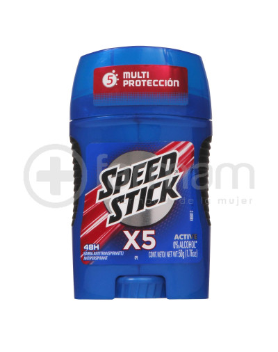 Speed Stick Multi-Protect X5 24H Desodorante Antitranspirante Stick Barra 50gr