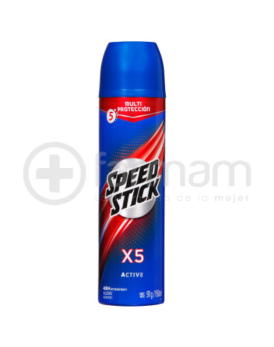 Speed Stick X5 Active Desodorante Spray Antitranspirante 48H 150ml