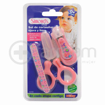 Simonds Set De Cortaunas,Tijera Y Lima A-93 Desde 0 Meses