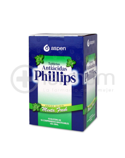 Phillips Tabletas Antiacidas Menta 10 (10)