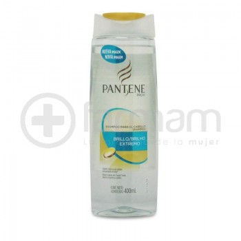 Pantene Shampoo Amino Pro-V Brillo Extremo 400ml 2 Veces Mas Brillante