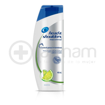 Head & Shoulders Shampoo Control Caspa Control grasa Instantaneo 375ml