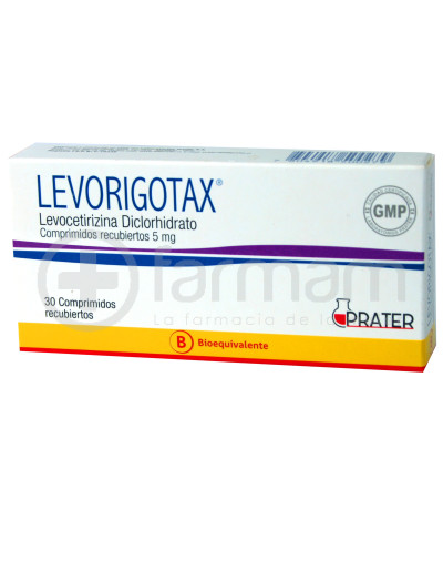 Levorigotax 5mg Comprimidos Recubiertos.30