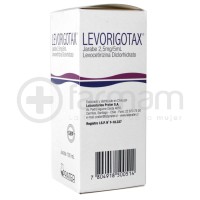 Levorigotax Jarabe 2,5mg/5ml Con Jeringa Dosificadora 100ml
