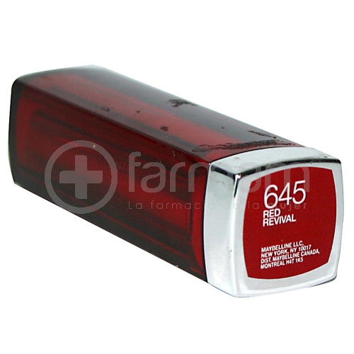 MAYBELLINE Color Sensational Lipcolor 645 Red Revival – 4,2 G, Pflegende Lippenfarbe Mit Reinen Pigmenten
