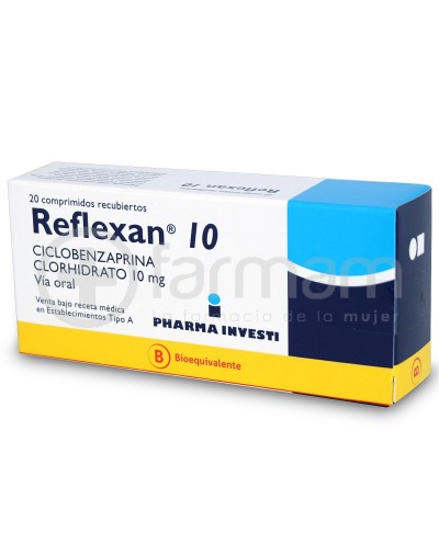 Reflexan Comprimidos 10 mg 20
