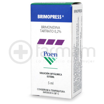Brimopress Solucion Oftalmica 0,2% 5ml. Brimopress Solucion Oftalmica 0,2% 5ml.