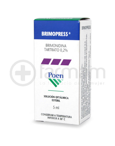 Brimopress Solucion Oftalmica 0,2% 5ml. Brimopress Solucion Oftalmica 0,2% 5ml.